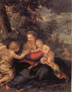 Pietro da Cortona Holy Family Resting on the Flight to Egypt oil painting reproduction